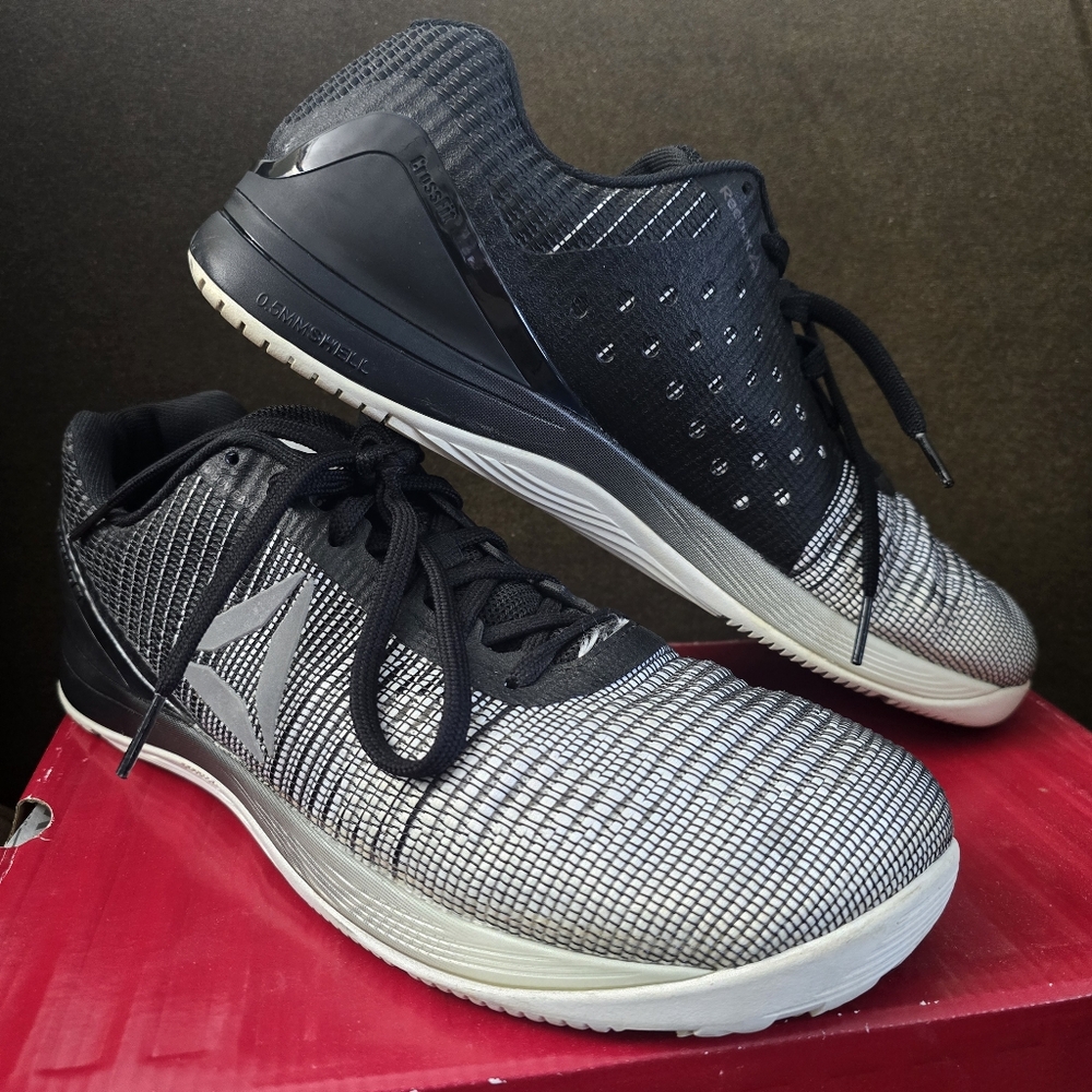 Reebok Crossfit Nano 7, Black & White, Sz 11 Men's